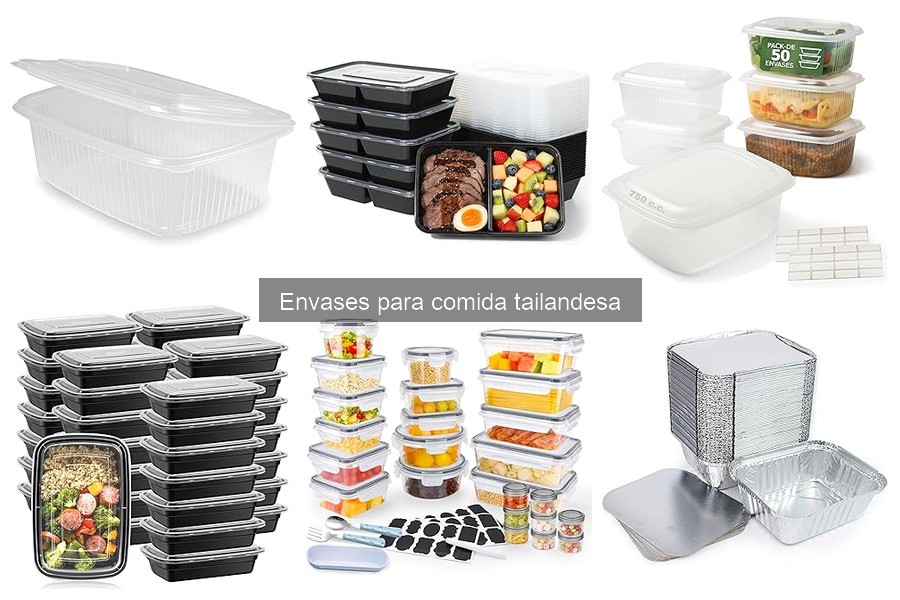 Mejores lugares para comprar envases económicos de comida tailandesa