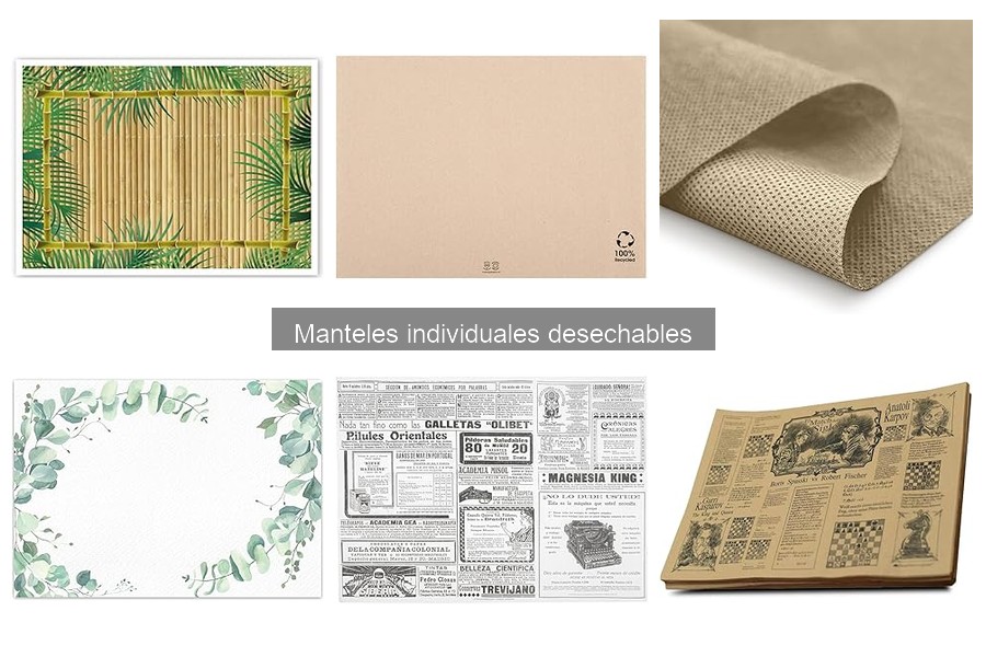 Mejores manteles individuales desechables para restaurantes