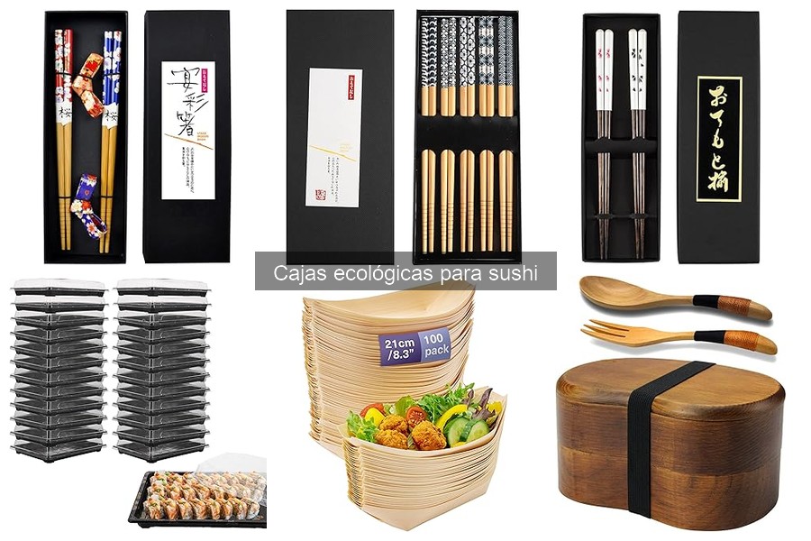 Mejores marcas de cajas ecológicas para sushi en 2023