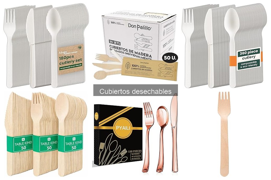 Mejores marcas de cubiertos desechables para delivery
