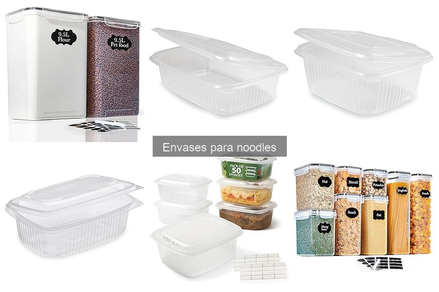 Mejores marcas de envases para noodles: Comparativa 2023