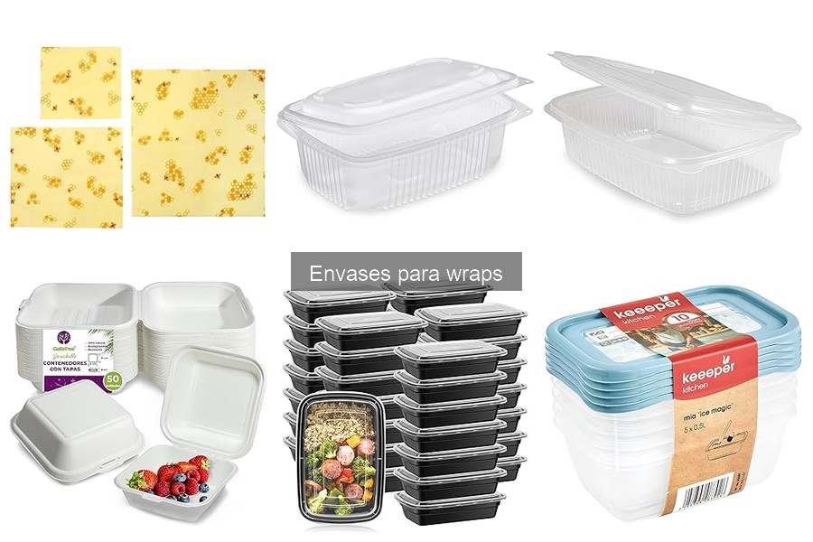 Mejores marcas de envases para wraps: comparativa y análisis