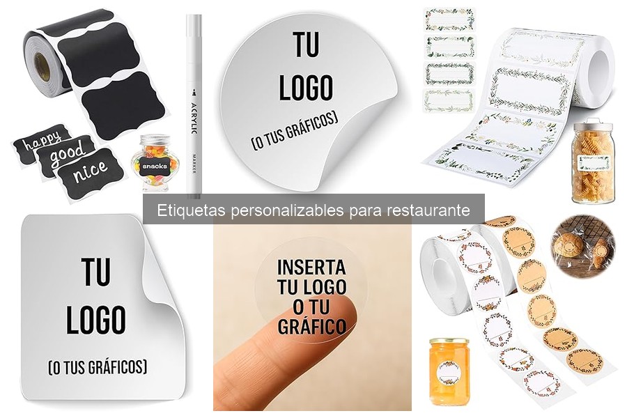 Mejores marcas de etiquetas personalizables para restaurantes 2023