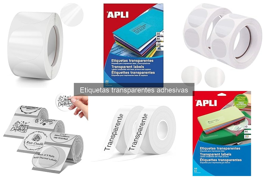Mejores marcas de etiquetas transparentes adhesivas para restaurantes
