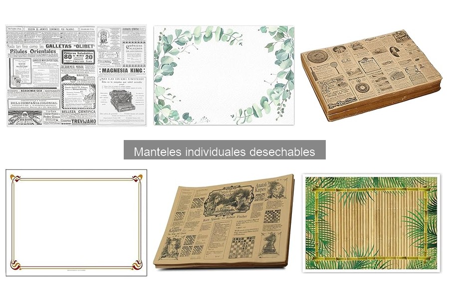Mejores marcas de manteles individuales desechables