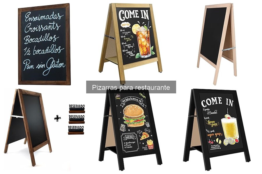 Mejores marcas de pizarras para restaurantes en 2023