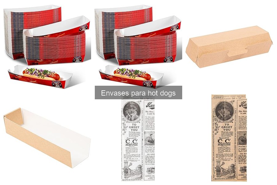 Mejores materiales para envases de hot dogs y sus ventajas