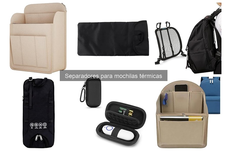 Mejores materiales para separadores de mochilas térmicas