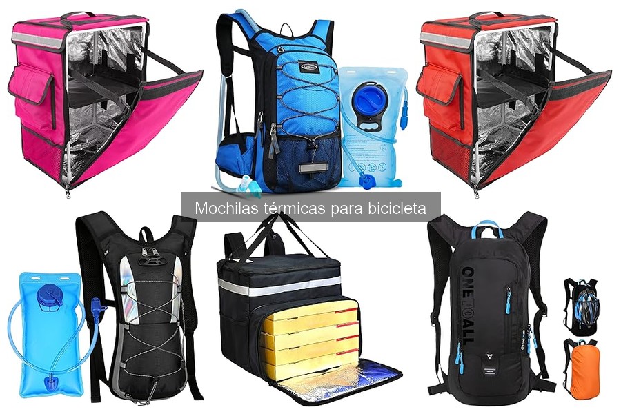 Mejores mochilas térmicas para entrega de comida en bicicleta