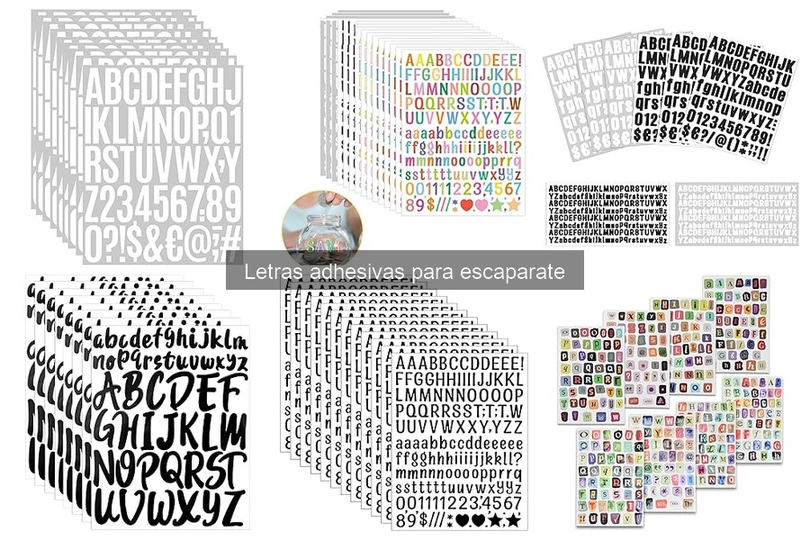 Mejores ofertas de letras adhesivas para escaparates
