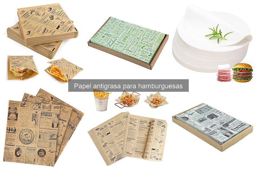 Mejores papeles antigrasa para hamburguesas: Comparativa 2023