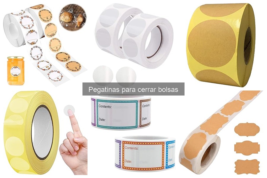 Mejores pegatinas para cerrar bolsas: guía de compra