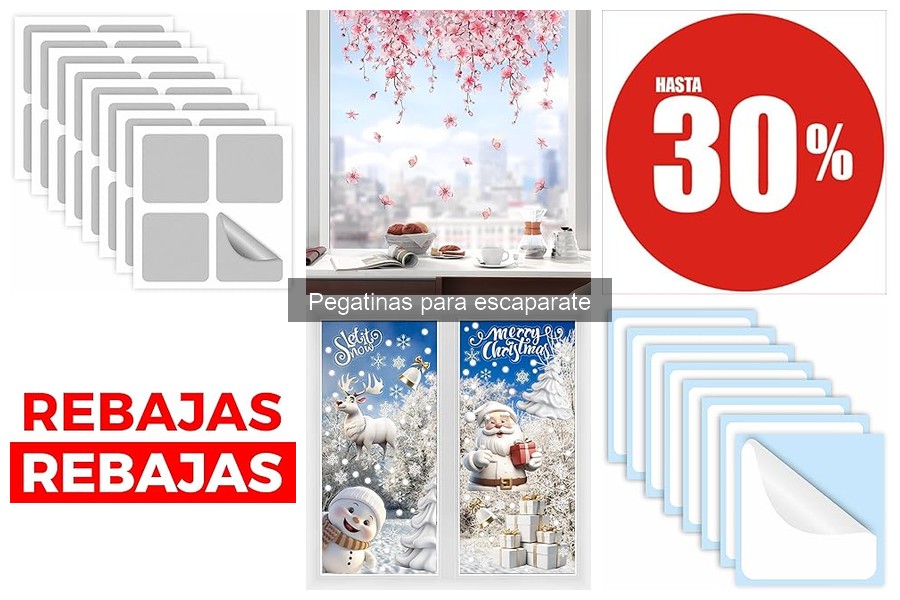 Mejores pegatinas para escaparate en 2023 según usuarios