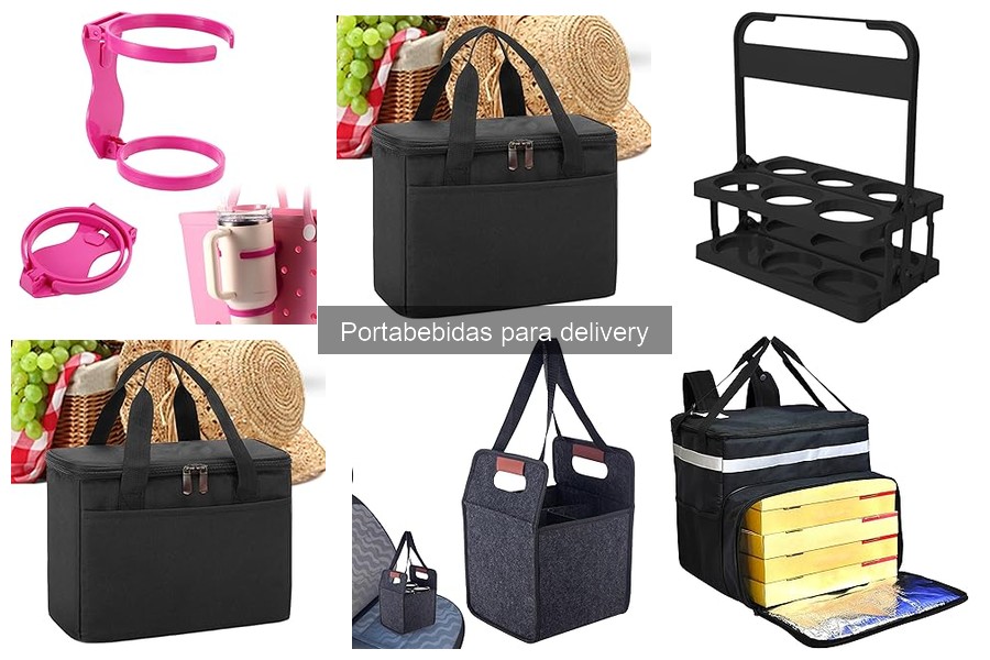 Mejores portabebidas para delivery: comparativa y precios