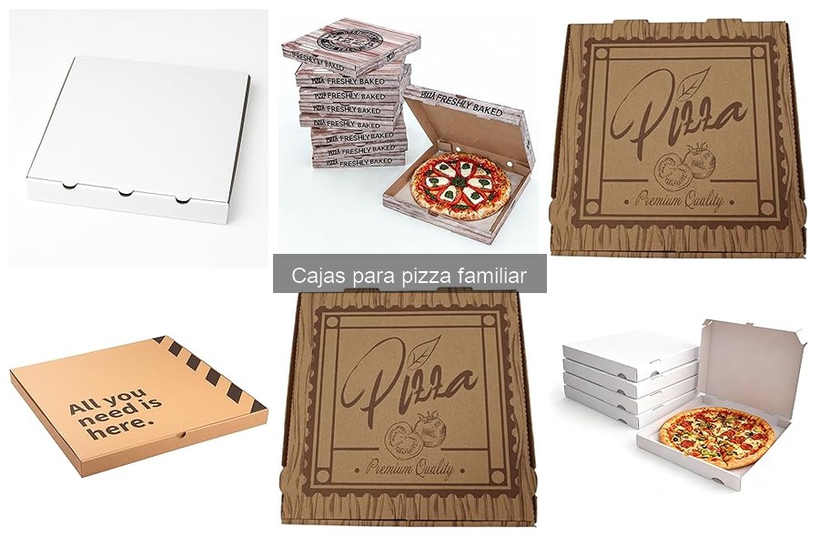 Mejores prácticas para almacenar cajas de pizza familiar