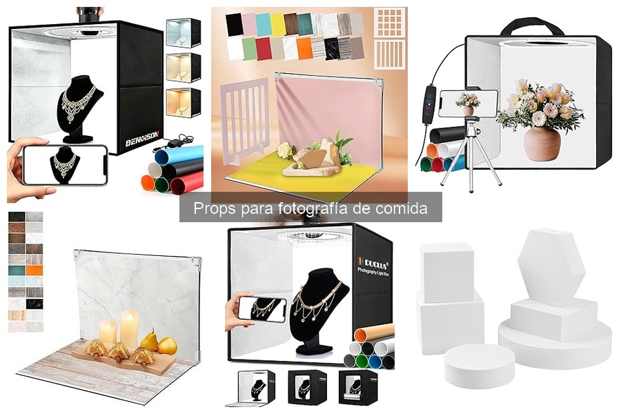 Mejores props para fotografía de comida: Comparativa 2023