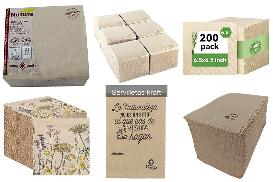 Mejores servilletas kraft para restaurantes delivery y take away