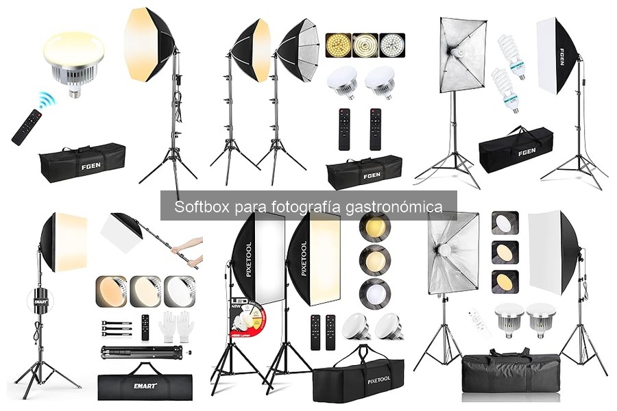 Mejores softboxes para fotografía de alimentos en 2023