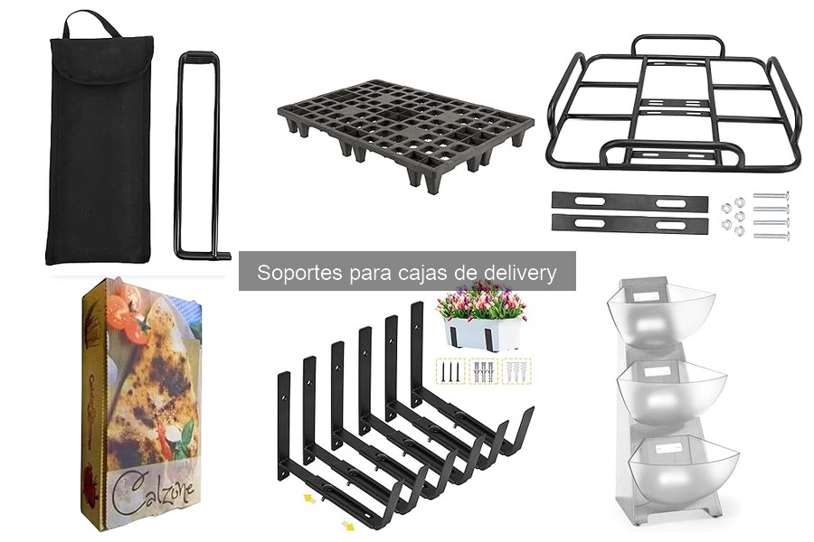 Mejores soportes para cajas de delivery según usuarios
