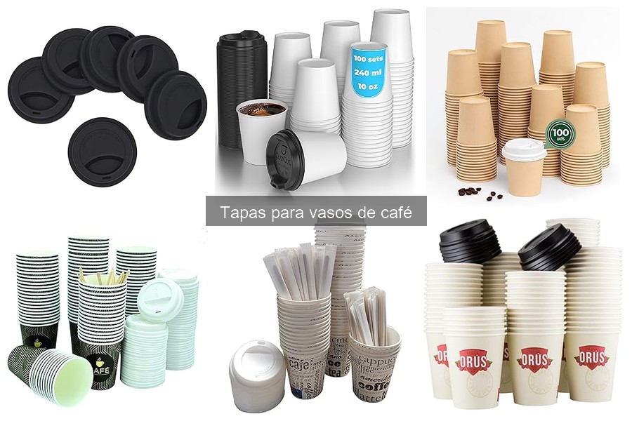Mejores tapas para vasos de café en restaurantes: comparativa