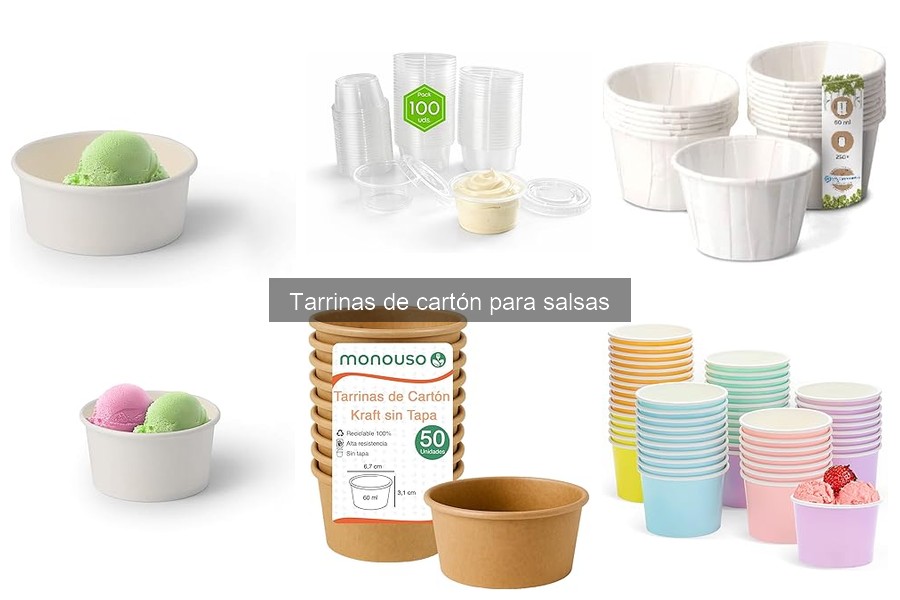 Mejores tarrinas de cartón para salsas en 2023