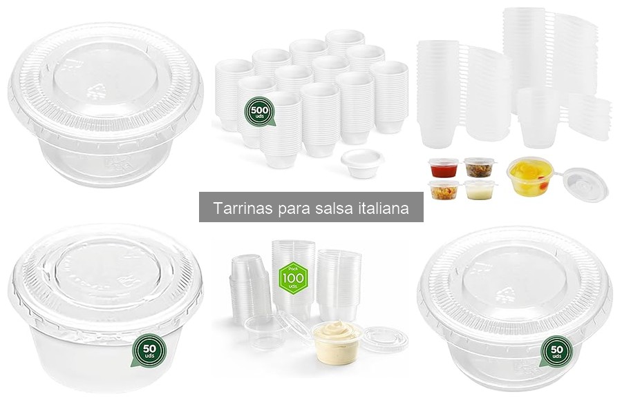 Mejores tarrinas para salsa italiana: calidad y resistencia