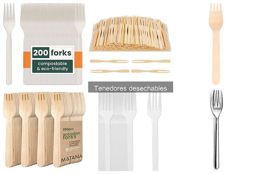 Mejores tenedores desechables para comida rápida | Comparativa