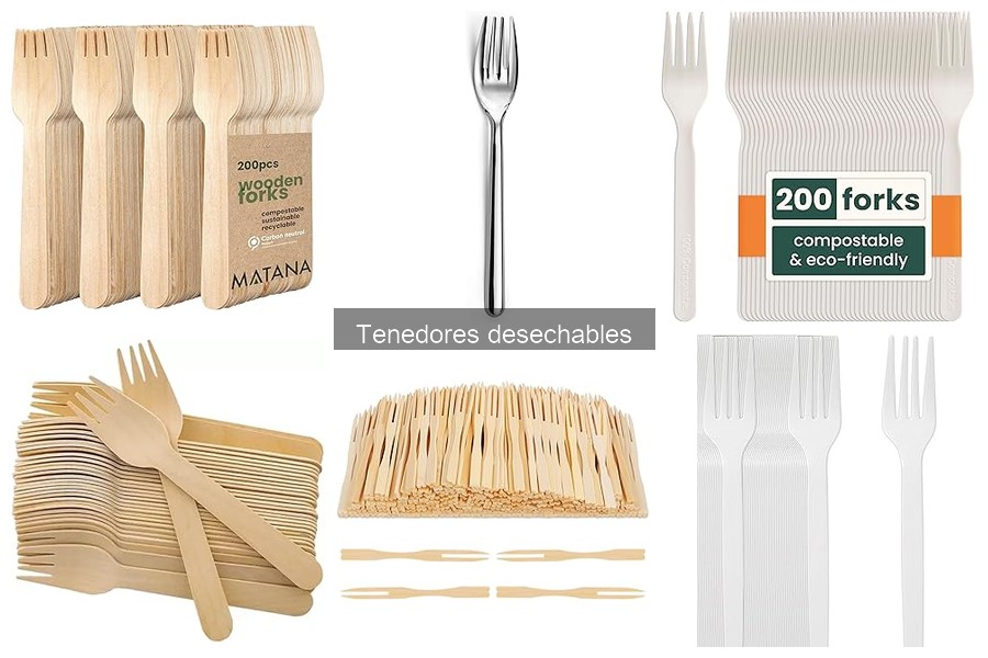 Mejores tenedores desechables para ensaladas: comparación