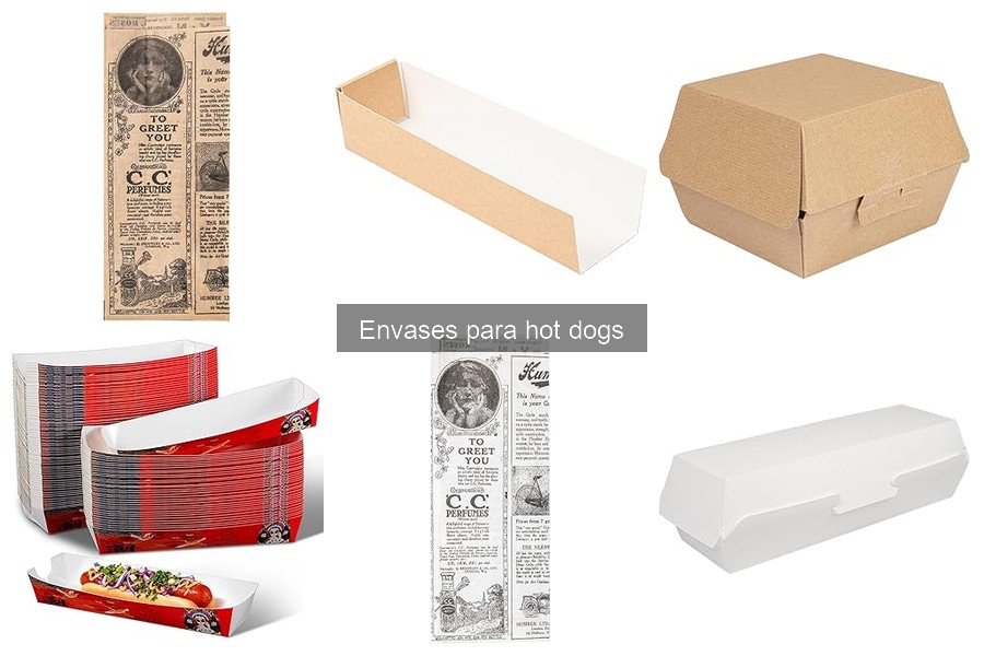 Mejores tiendas en línea para comprar envases para hot dogs