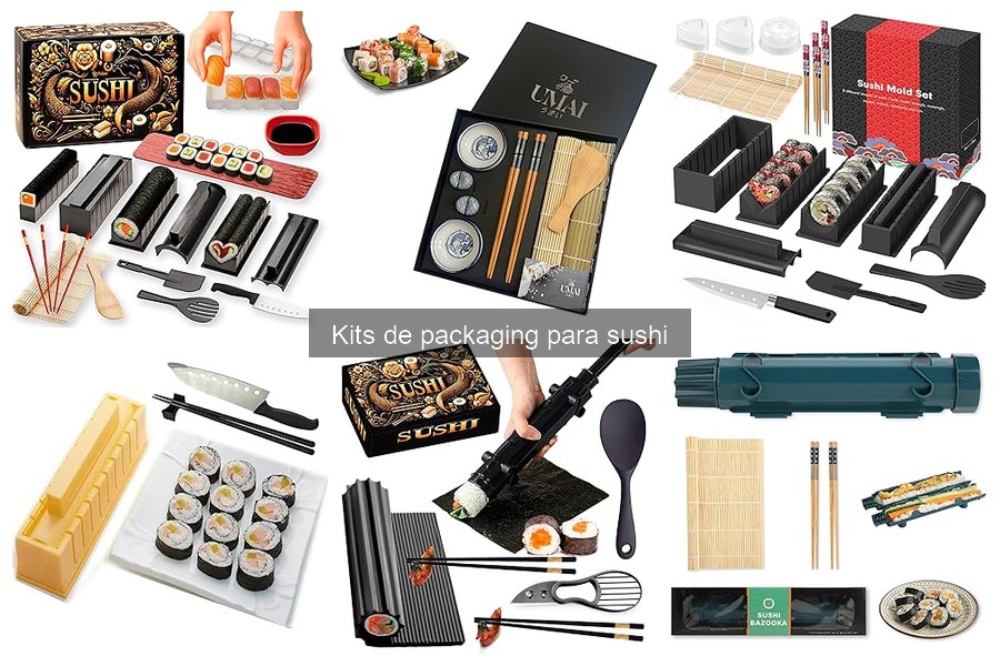 Mejores tiendas online para kits de packaging para sushi