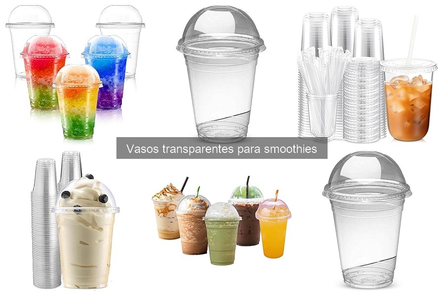 Mejores vasos transparentes para smoothies en Amazon