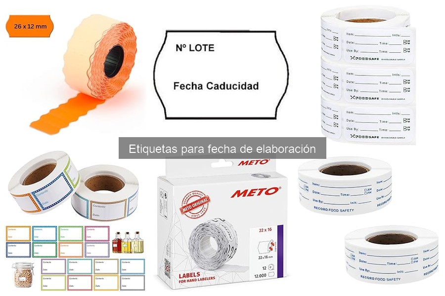 Normativa sobre etiquetas de fecha en alimentos para restaurantes