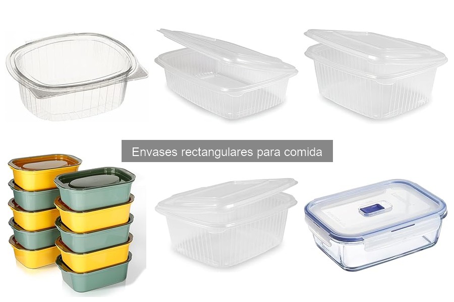 Ofertas en envases rectangulares para restaurantes delivery