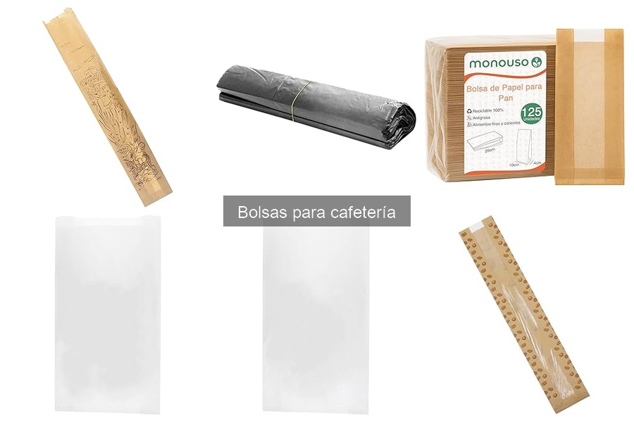 Ofertas y descuentos en bolsas para cafetería 2023