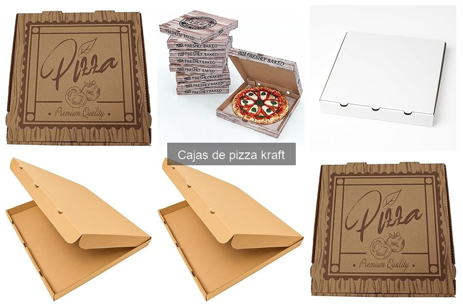 Opciones Ecológicas en Cajas de Pizza Kraft para Delivery