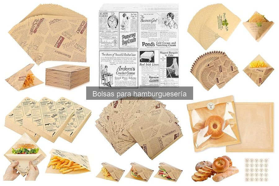 Opiniones sobre bolsas para hamburguesas: Marcas populares
