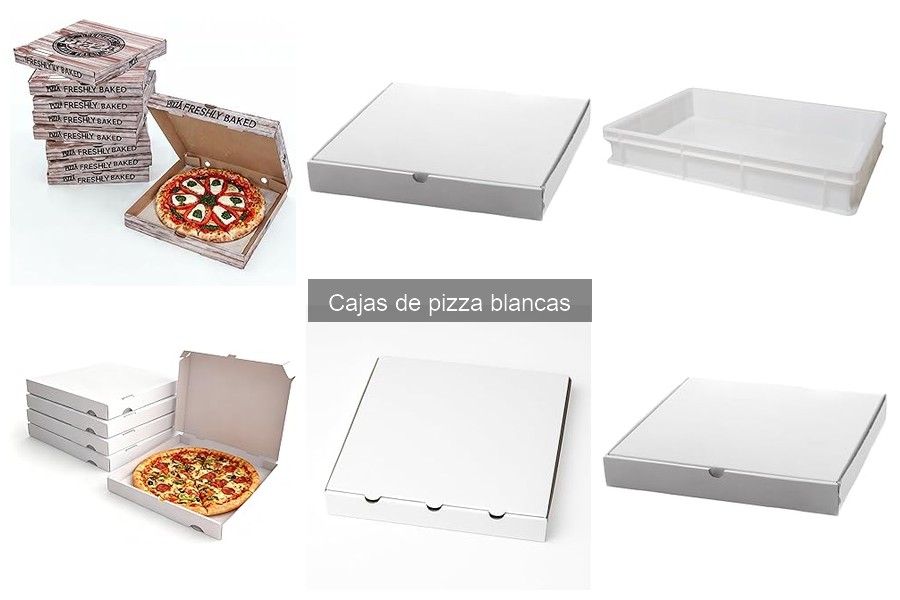 Opiniones sobre cajas de pizza blancas para restaurantes