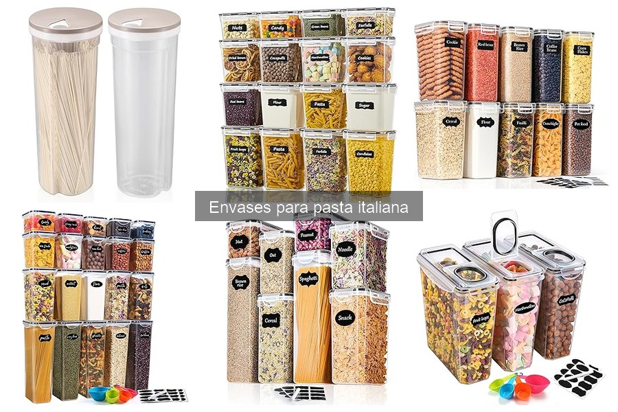 Opiniones sobre envases para pasta: marcas y reseñas