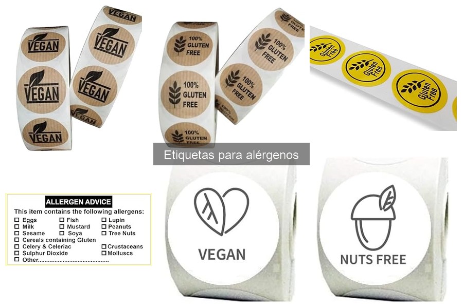 Opiniones sobre etiquetas para alérgenos: mejores marcas