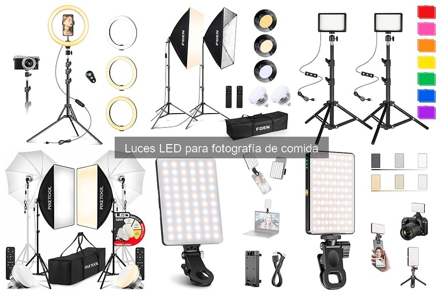 Opiniones sobre luces LED para fotografía de comida