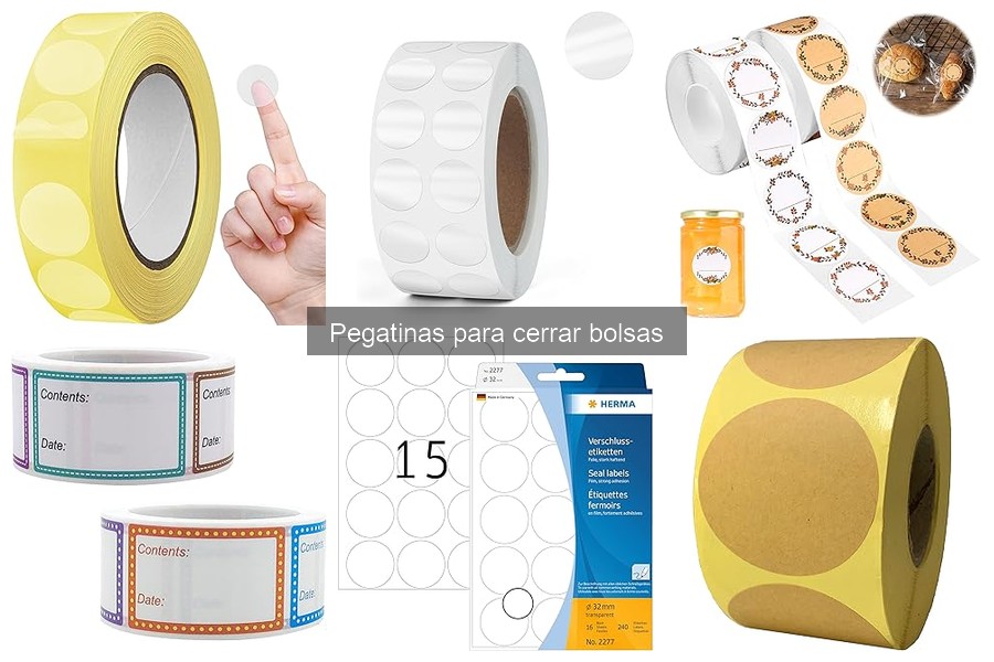 Pegatinas para cerrar bolsas: ¿qué son y para qué sirven?