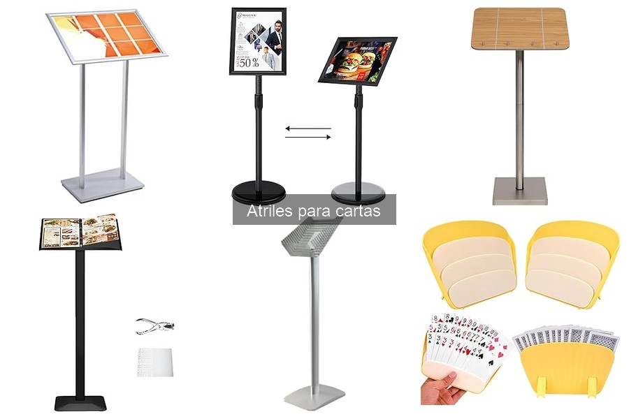 Personaliza Atriles para Cartas en tu Restaurante