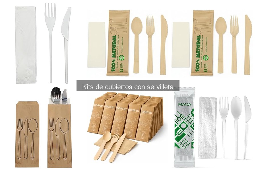 Personaliza Kits de Cubiertos con Servilleta para Eventos