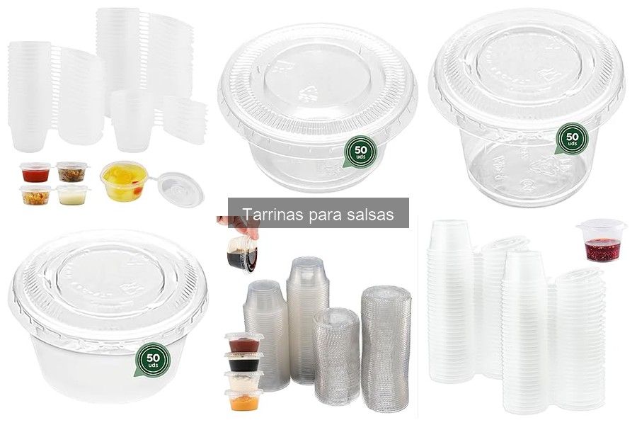 Personaliza tarrinas para salsas y destaca tu restaurante