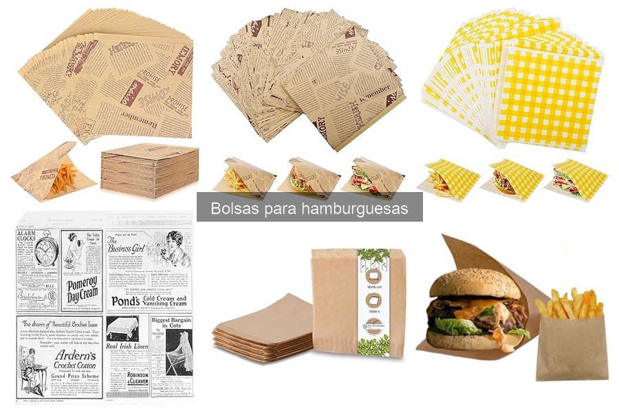 Personaliza tus bolsas para hamburguesas con logo efectivo