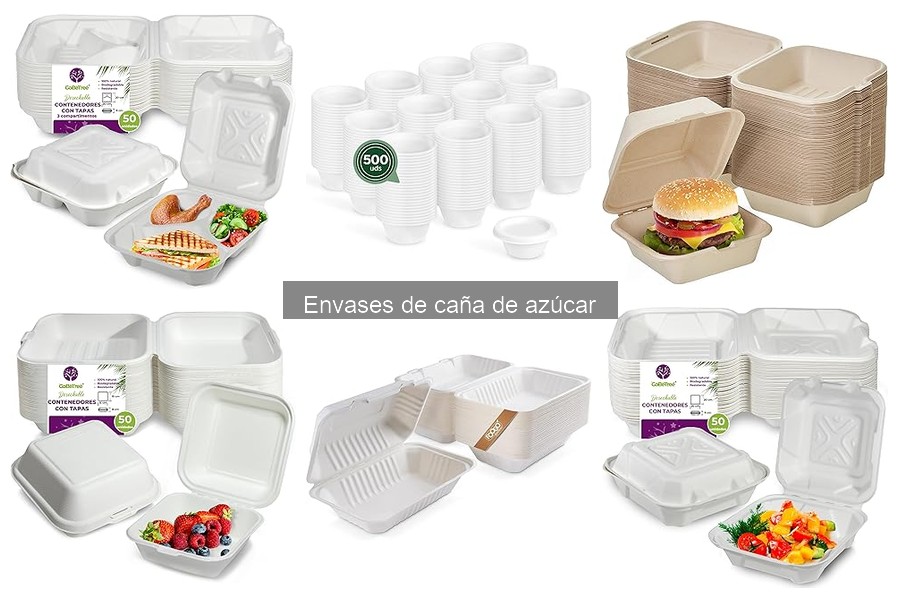 Personaliza tus Envases de Caña de Azúcar para Restaurantes