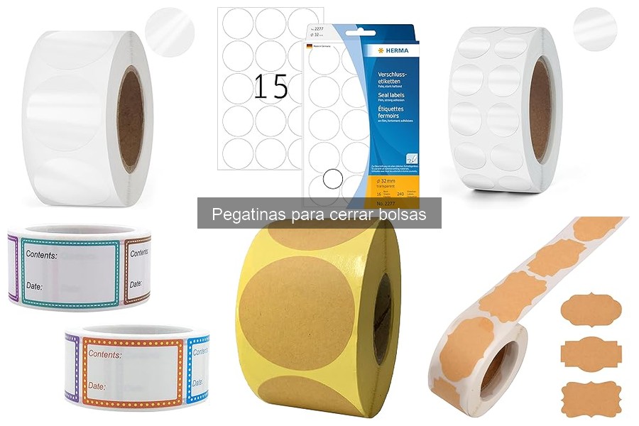 Personaliza tus pegatinas para cerrar bolsas de manera efectiva