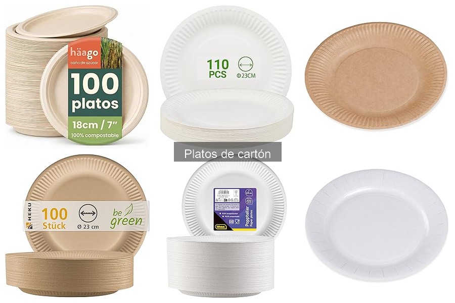 Platos de cartón resistente vs. platos desechables comunes