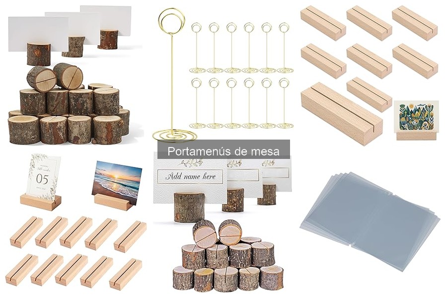 Portamenús personalizados para restaurantes temáticos