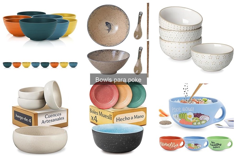 Precio promedio de bowls para poke: ¡ahorra en tu compra!